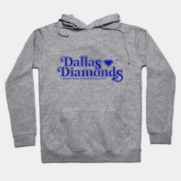 Classic Dallas Diamonds WABA Basketball 1979 Hoodie by LocalZonly